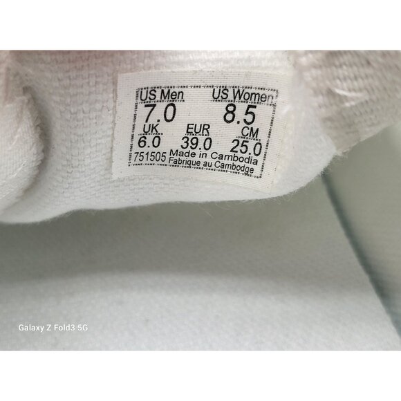 Vans‎ Classic Slip On VN000EYEX1 Wom Shoes Sneakers White Skate Size 8.5 - Picture 8 of 10